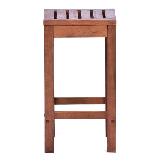 Danil Hardwood Commercial Bar Stool In Teak_2