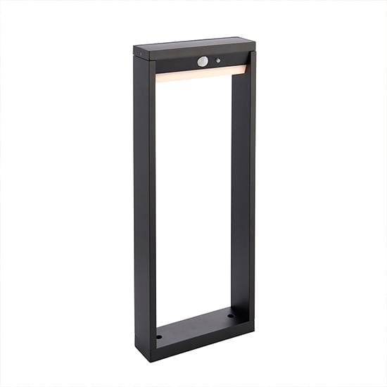 Dannah LED PIR Outdoor Post Photocell In Textured Black