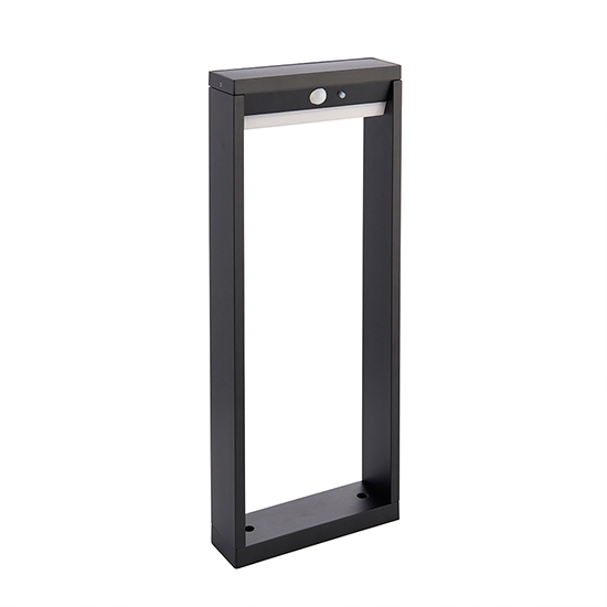 Dannah LED PIR Outdoor Post Photocell In Textured Black