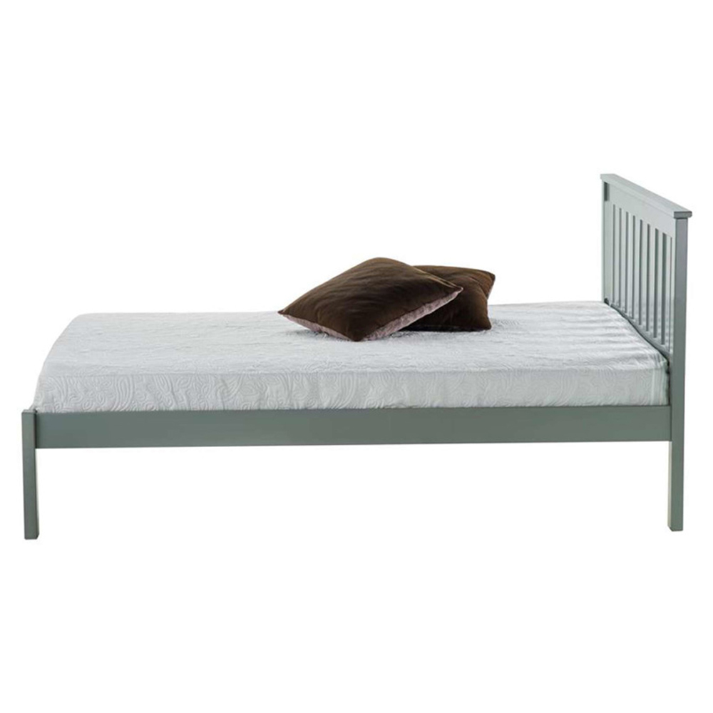 Danvers Wooden Double Bed In Grey