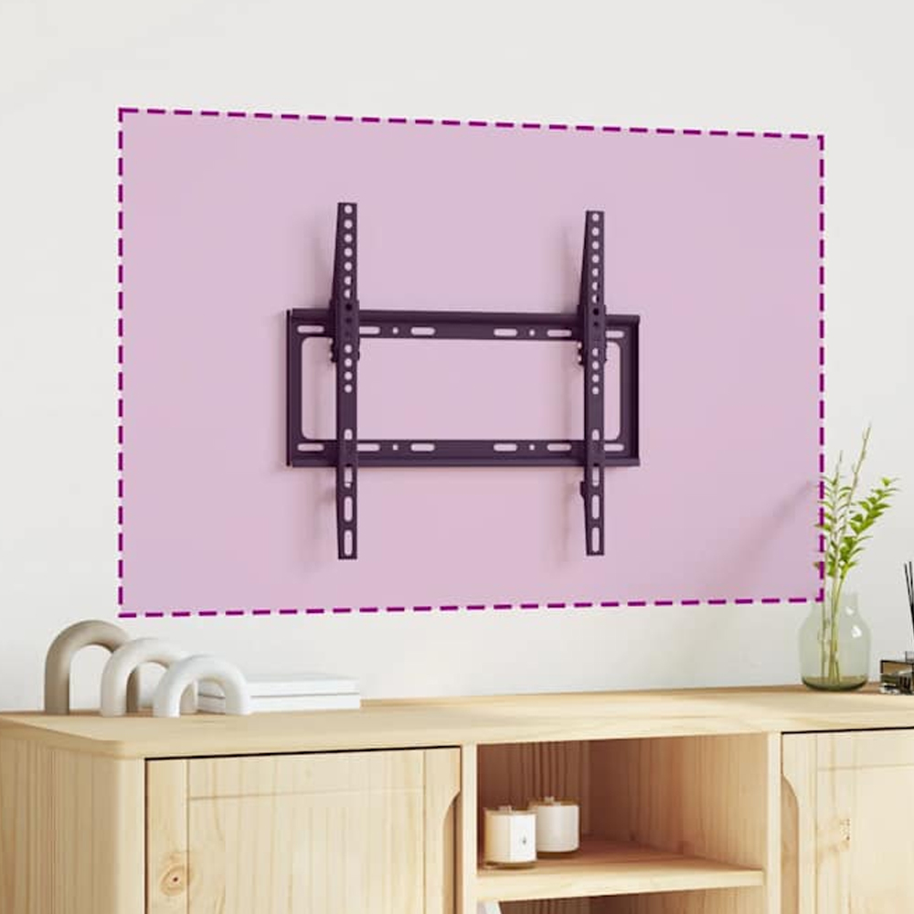 Danville Large Steel TV Wall Mount Bracket In Black
