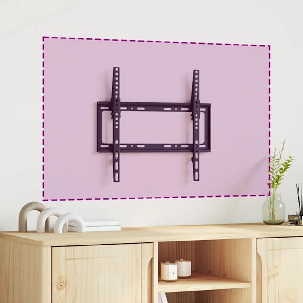 Danville Medium Steel TV Wall Mount Bracket In Black