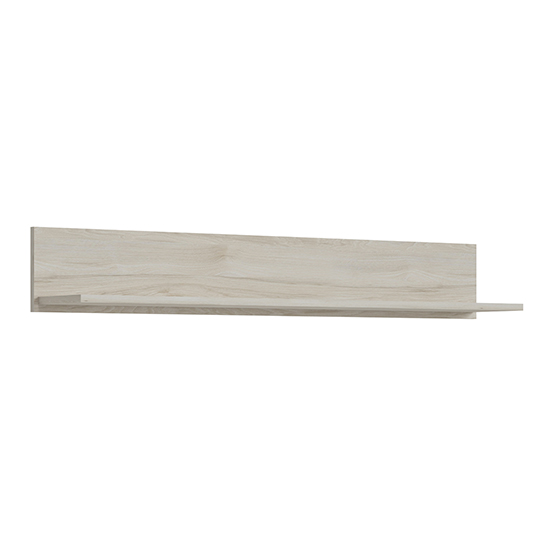 Photo of Danville wooden wall shelf shelf in light walnut