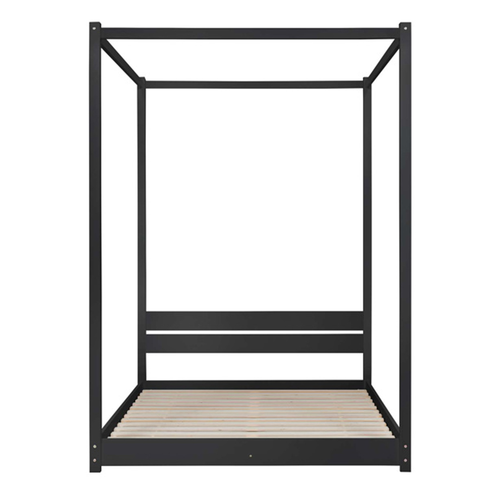 Darian Wooden Double Bed In Black
