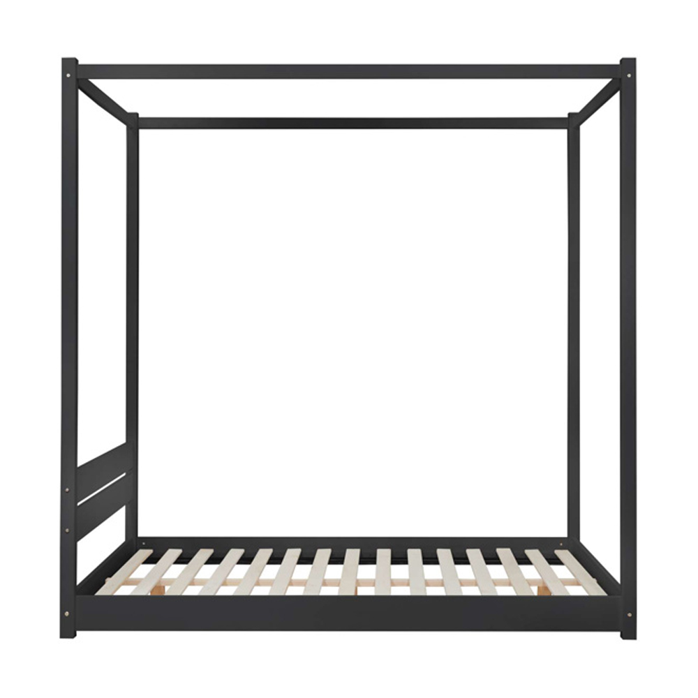 Darian Wooden Double Bed In Black