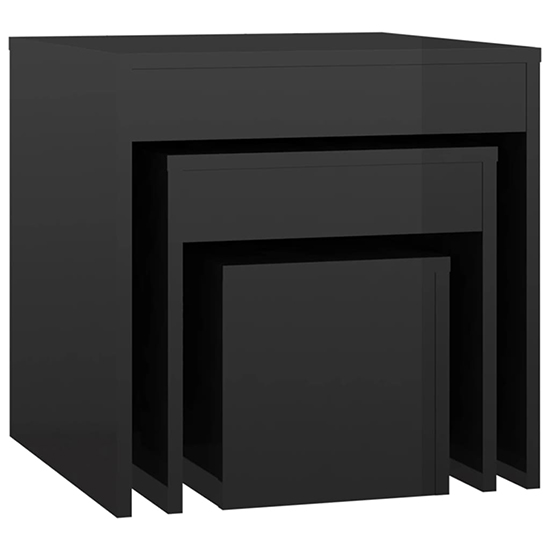 Darice High Gloss Nest Of 3 Tables In Black_3