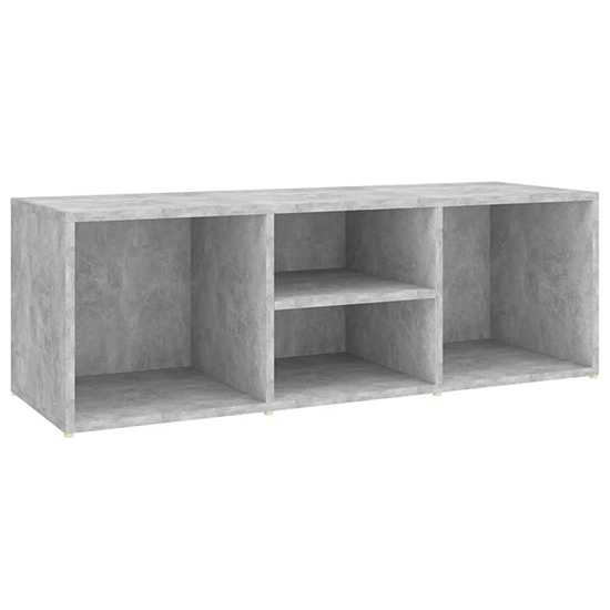 Darion Shoe Storage Bench With 4 Shelves In Concrete Effect