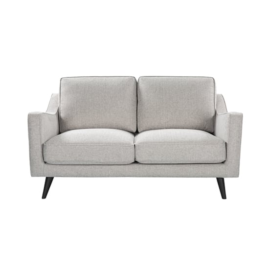 Darius Linen Fabric 2 Seater Sofa In Greige