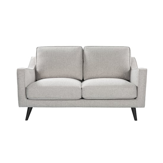 Read more about Darius linen fabric 2 seater sofa in greige