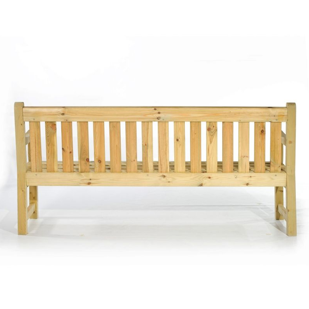 Darko Garden Wooden 4 Seater Seating Bench in Green Pine