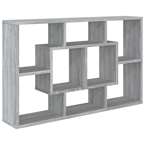Darko Rectangular Wooden Wall Shelf In Grey Sonoma Oak_3