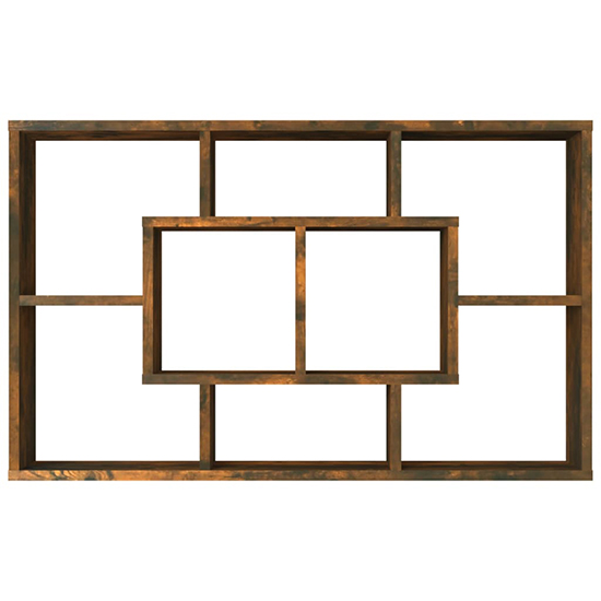 Darko Rectangular Wooden Wall Shelf In Smoked Oak_4