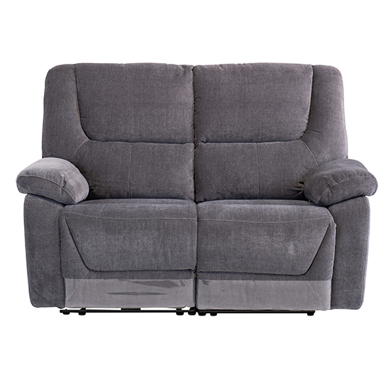 Darla Fabric Electric Recliner 2 Seater Sofa In Grey Furniture in Fashion