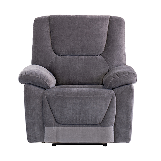 Product photograph of Darla Fabric Electric Recliner Armchair In Grey from Furniture in Fashion