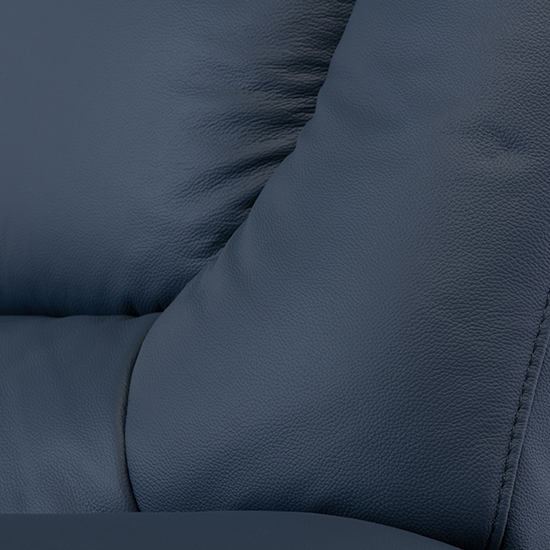 Darla Leather Electric Recliner 2 Seater Sofa In Blue_5