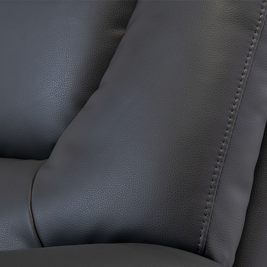 Darla Leather Electric Recliner 2 Seater Sofa In Charcoal_2