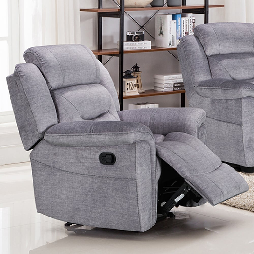 Read more about Darley fabric 1 seater recliner sofa in grey