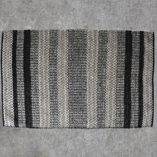 Darlington Rectangular Cotton And Polyester Rug In Grey_3