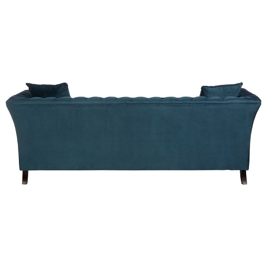 Dartford Modern 3 Seater Sofa In Midnight Blue Furniture in Fashion