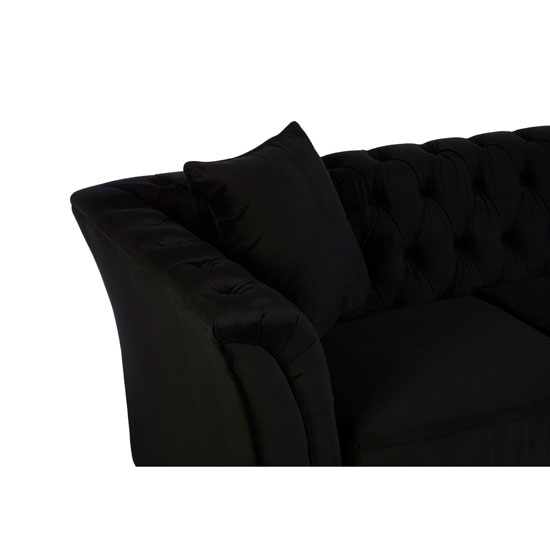 Dartford Modern Fabric 2 Seater Sofa In Onyx_4