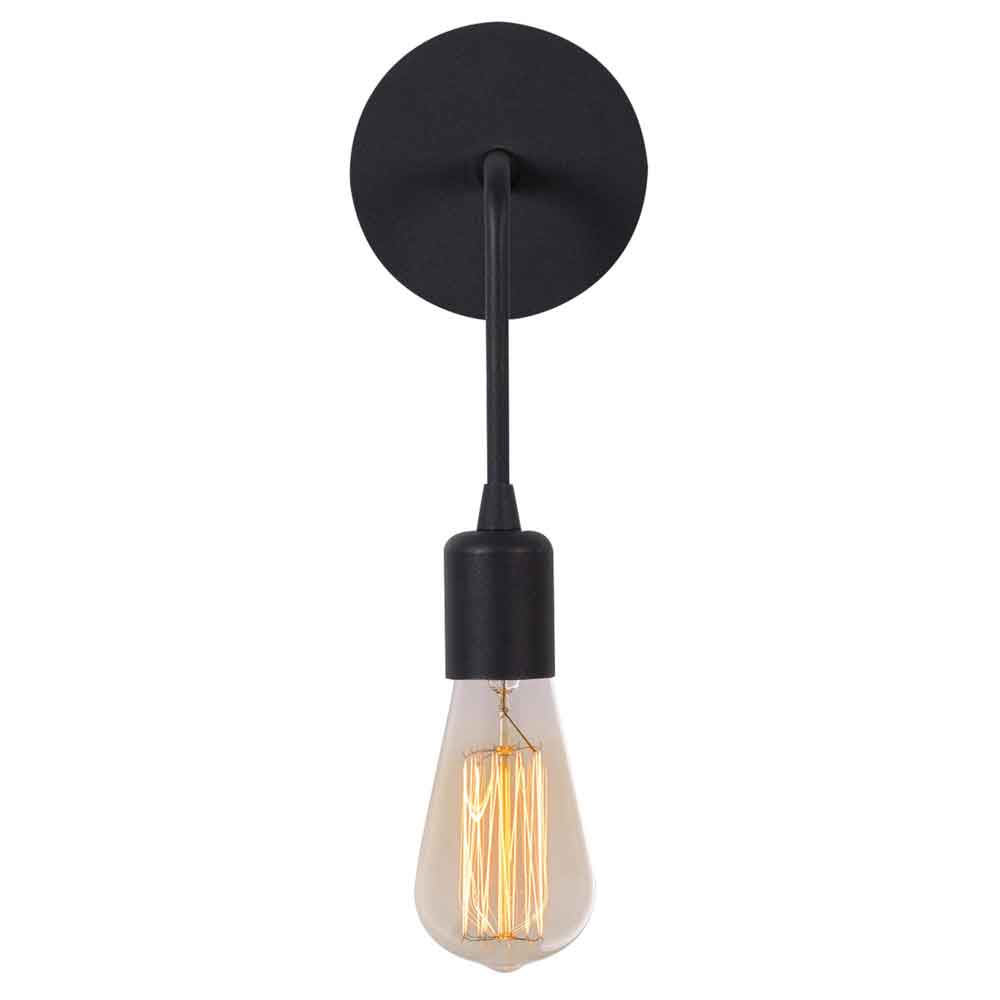 Dartini Metal Wall Lamp in Black
