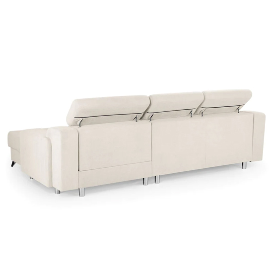 Davao Electric Fabric Corner Sofabed Right Hand In Beige_2