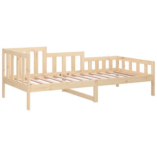 Davey Solid Pinewood Single Day Bed In Natural