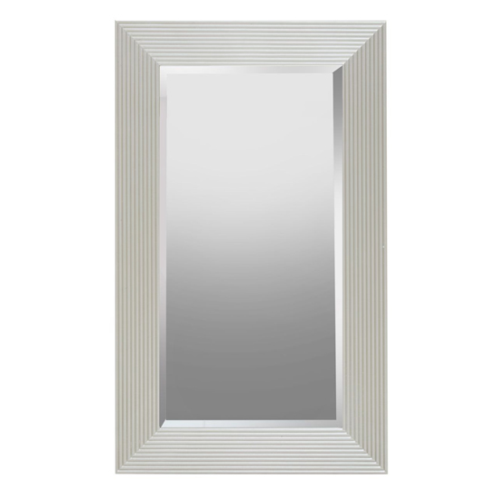 Dawei Rectangular Wall Mirror With Champagne Wooden Frame_2