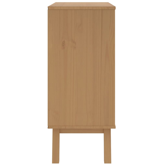 Dawlish Wooden Chest Of 4 Drawers In Brown