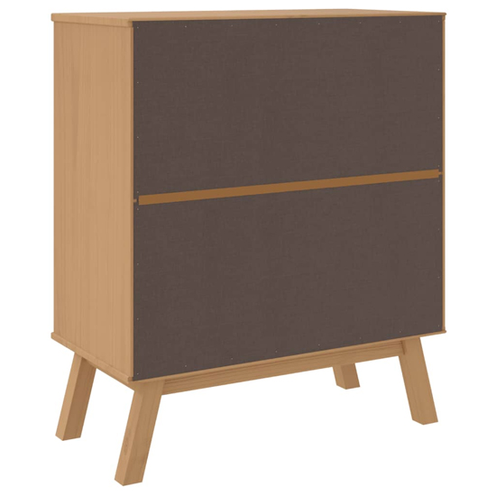 Dawlish Wooden Chest Of 4 Drawers In Brown
