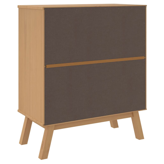 Dawlish Wooden Chest Of 4 Drawers In Grey And Brown