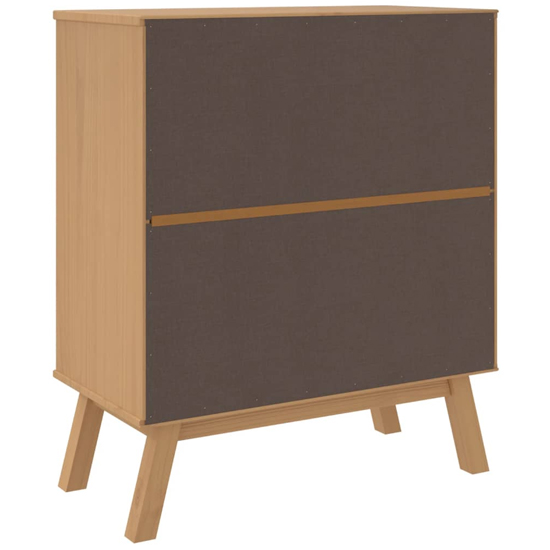 Dawlish Wooden Chest Of 4 Drawers In White And Brown