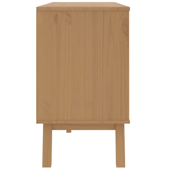 Dawlish Wooden Chest Of 6 Drawers In Grey And Brown