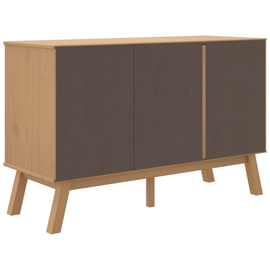 Dawlish Wooden Sideboard With 2 Doors 1 Drawers In Brown