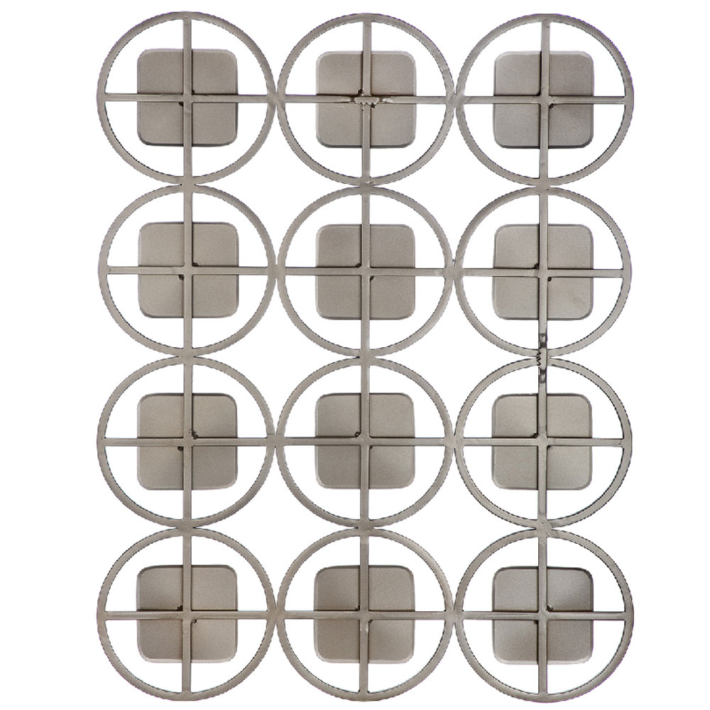 Daziro Metal Geometric Wall Art in Gold