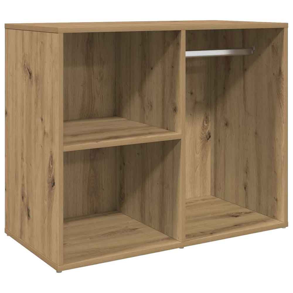 Deion Wooden Clothes Storage With Self In Artisan Oak