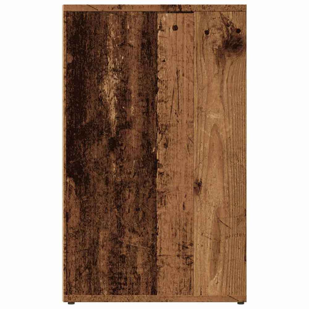 Deion Wooden Clothes Storage With Self In Old Wood