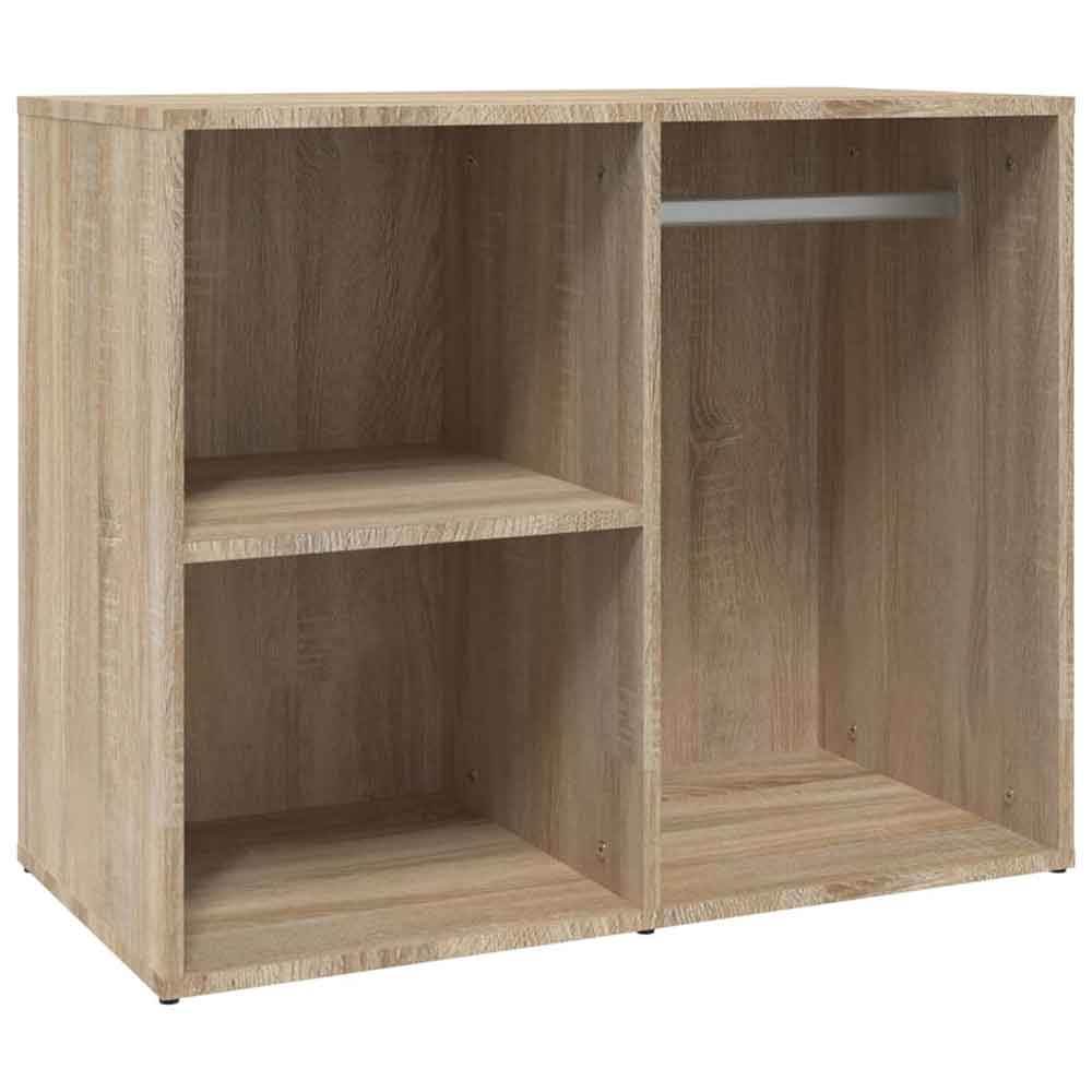 Deion Wooden Clothes Storage With Self In Sonoma Oak