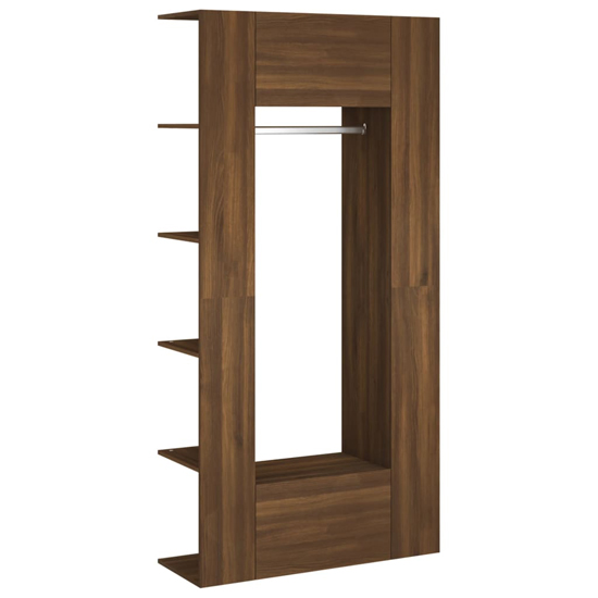 Deion Wooden Hallway Storage Cabinet In Brown Oak_3