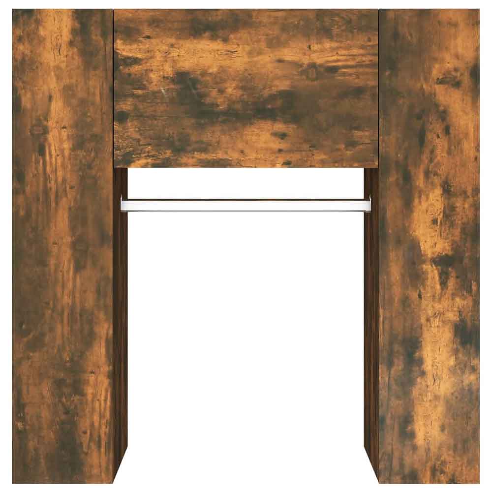 Deion Wooden Hallway Storage Cabinet In Smoked Oak
