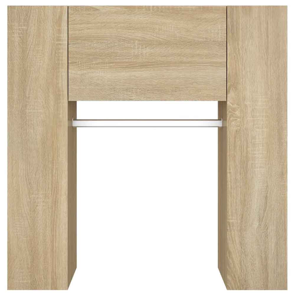 Deion Wooden Hallway Storage Cabinet In Sonoma Oak