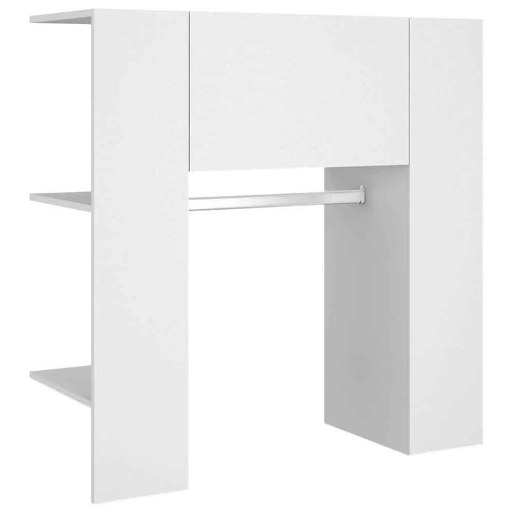 Deion Wooden Hallway Storage In White Furniture in Fashion