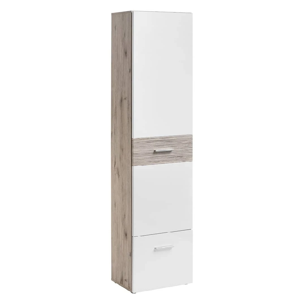 Deland Wooden 5 Piece Hallway Furniture Set In White And Oak
