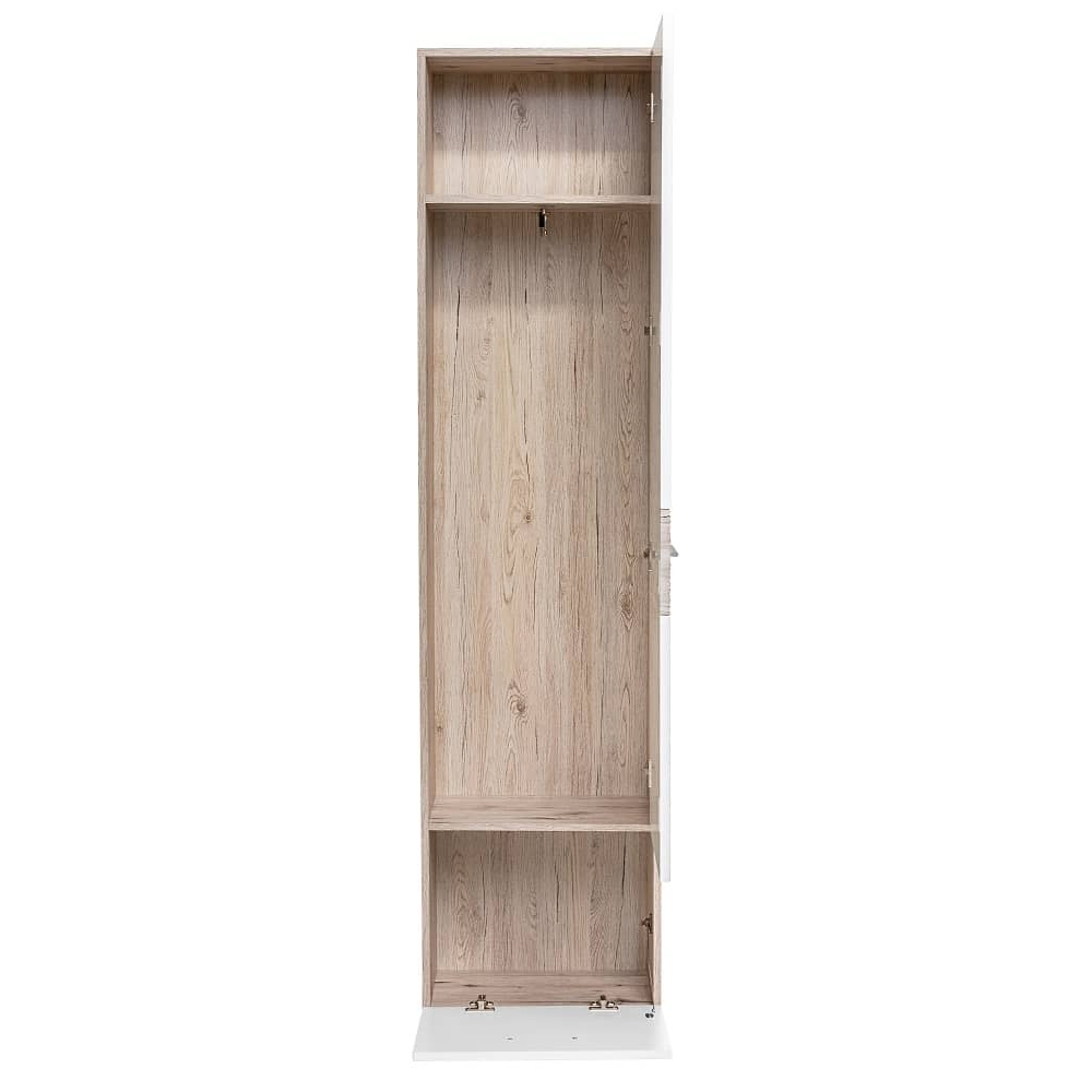 Deland Wooden 5 Piece Hallway Furniture Set In White And Oak