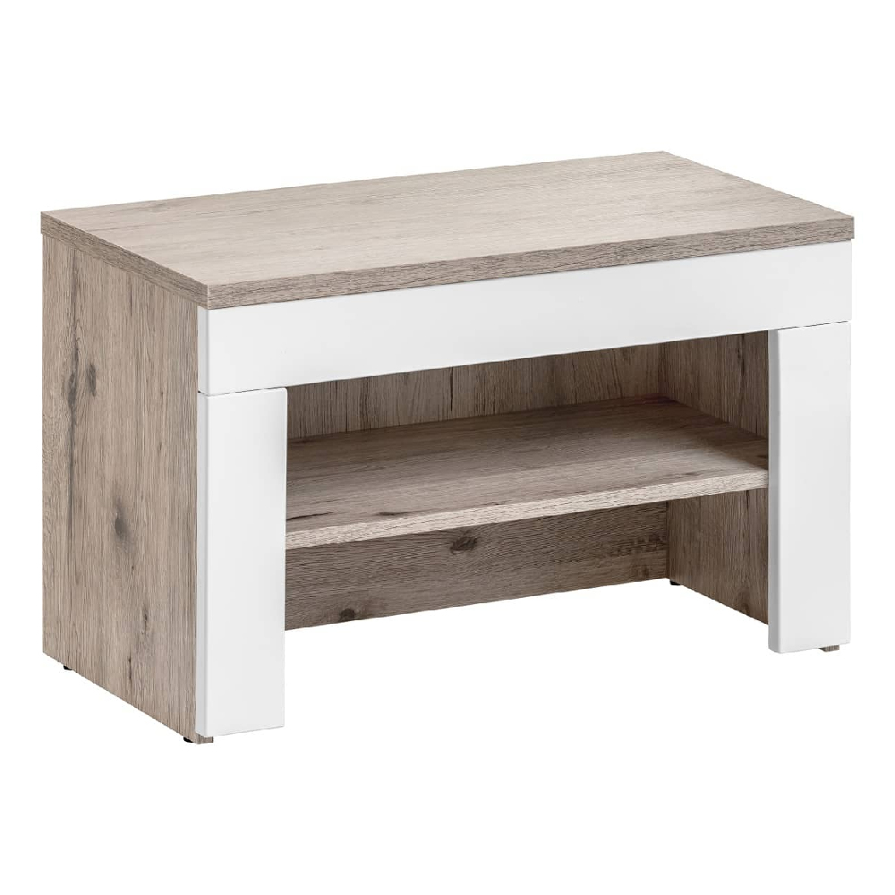 Deland Wooden 5 Piece Hallway Furniture Set In White And Oak