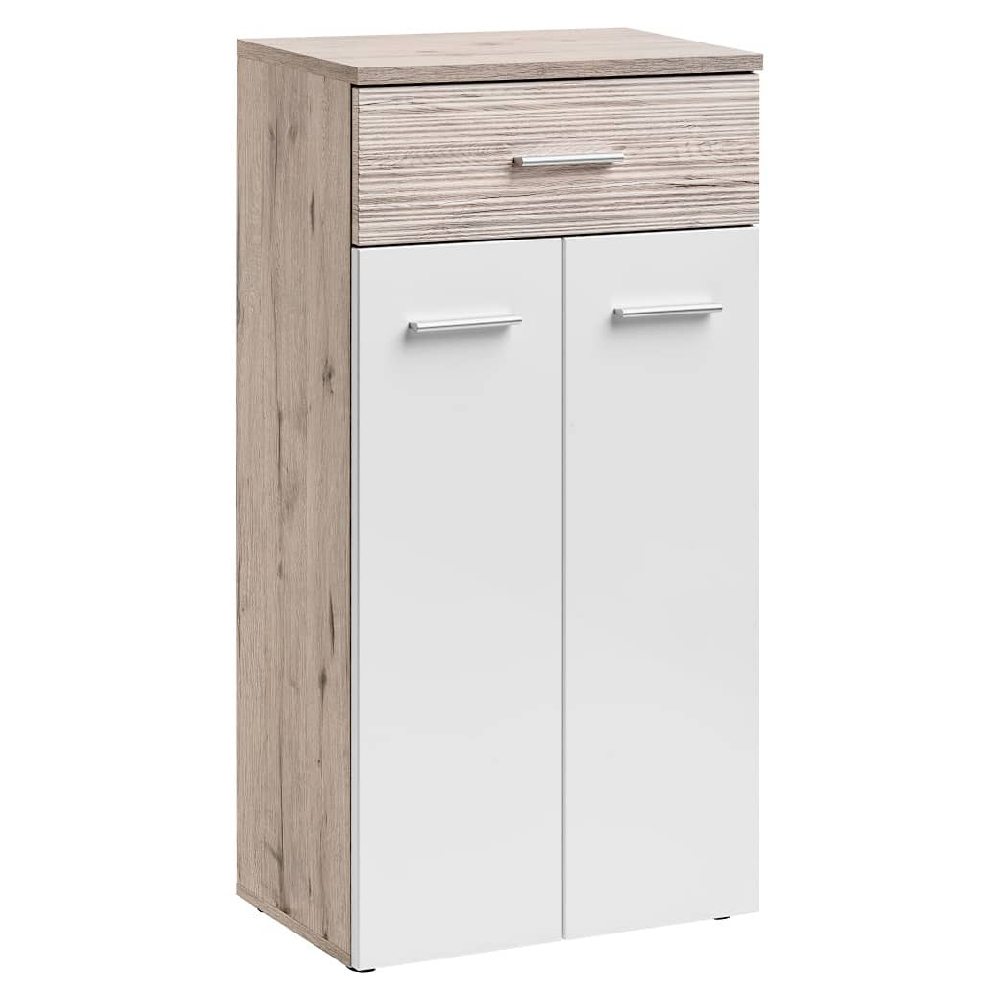 Deland Wooden 5 Piece Hallway Furniture Set In White And Oak