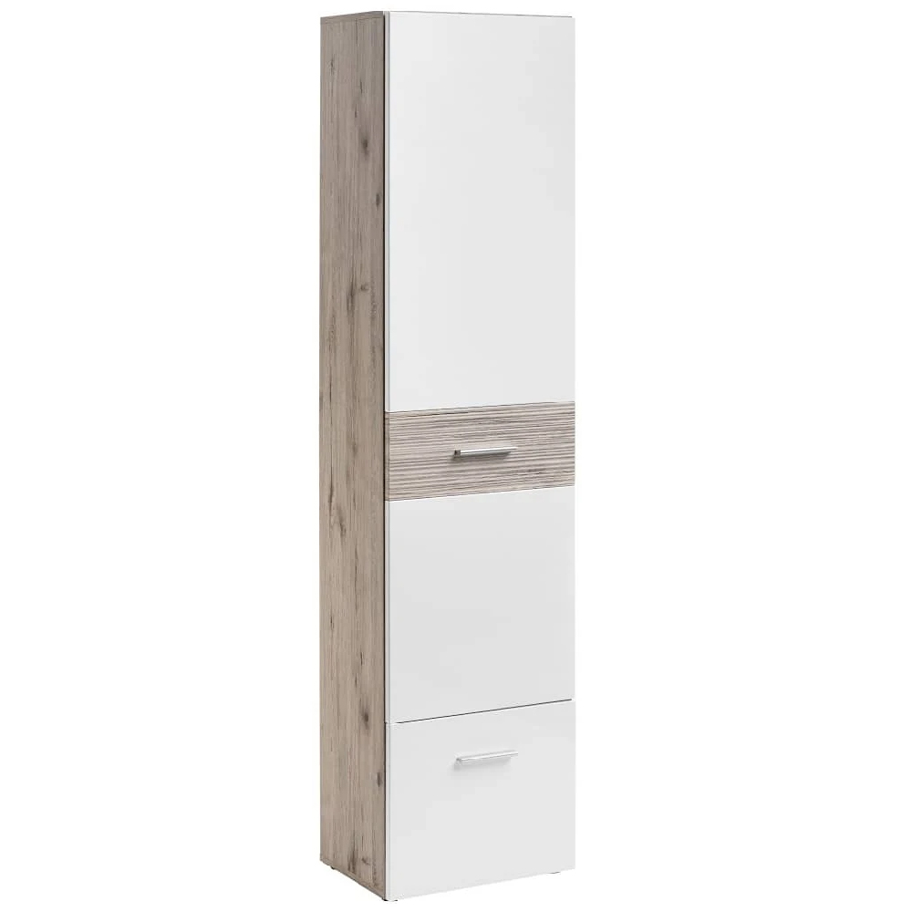Deland Wooden 6 Piece Hallway Furniture Set In White And Oak