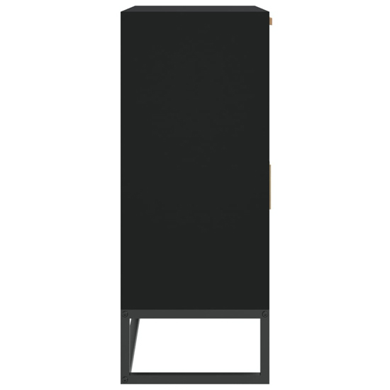 Delicia Wooden Sideboard With 2 Doors In Black