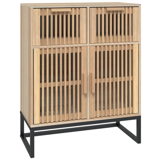 Delicia Wooden Sideboard With 2 Doors In Brown