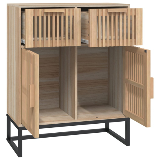 Delicia Wooden Sideboard With 2 Doors In Brown